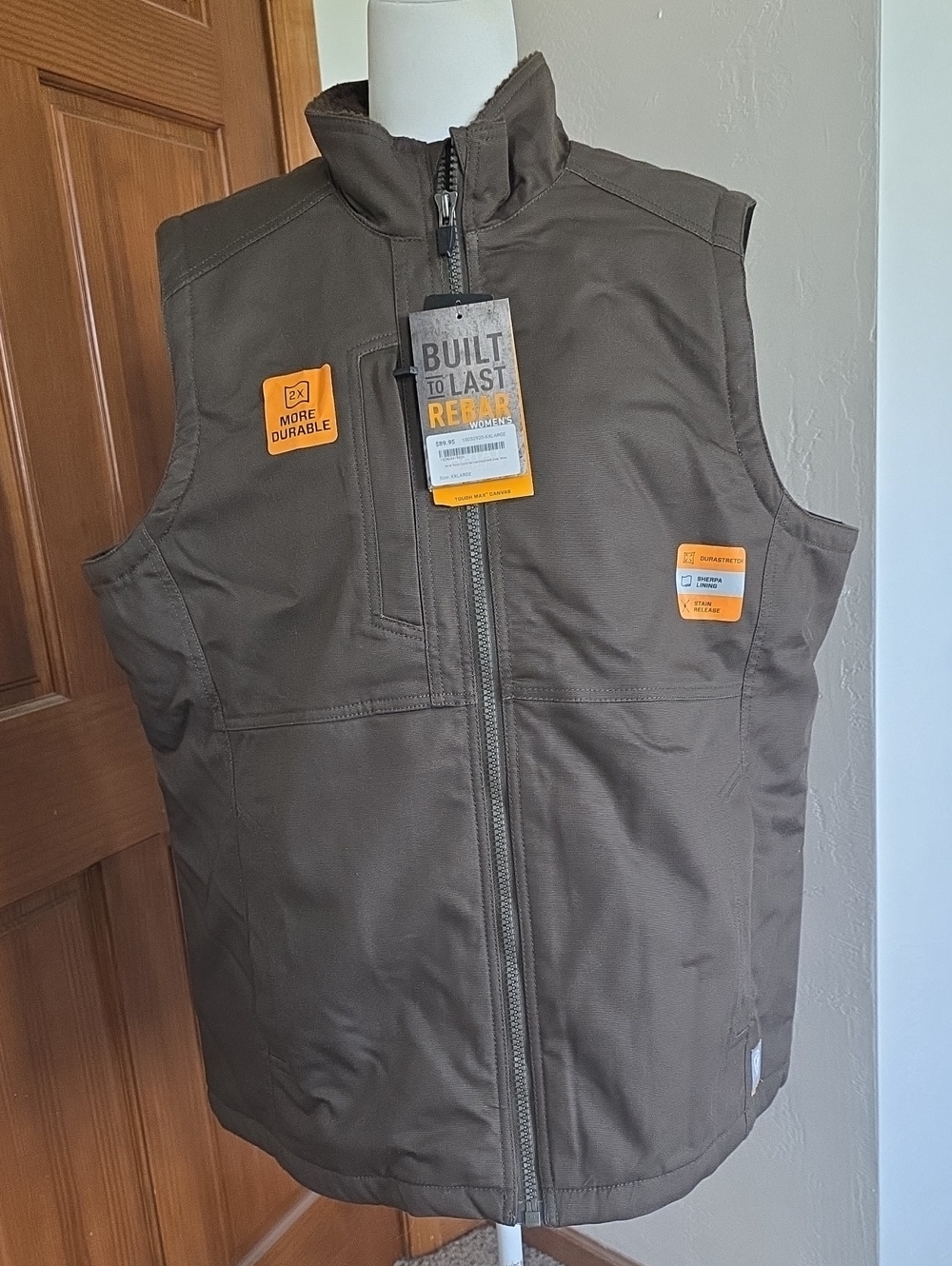 NWT Ariat Rebar Duracanvas Insulated Vest